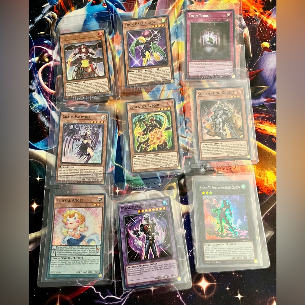Yugioh Toon Chaos 9 Card Lot 1st Edition